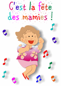 Fête colorée pour ma mamie joyeuse